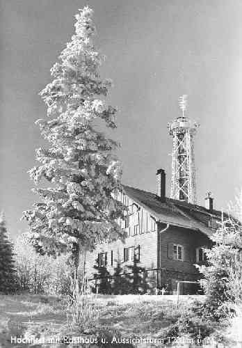 Berggasthaus auf historischem Bild